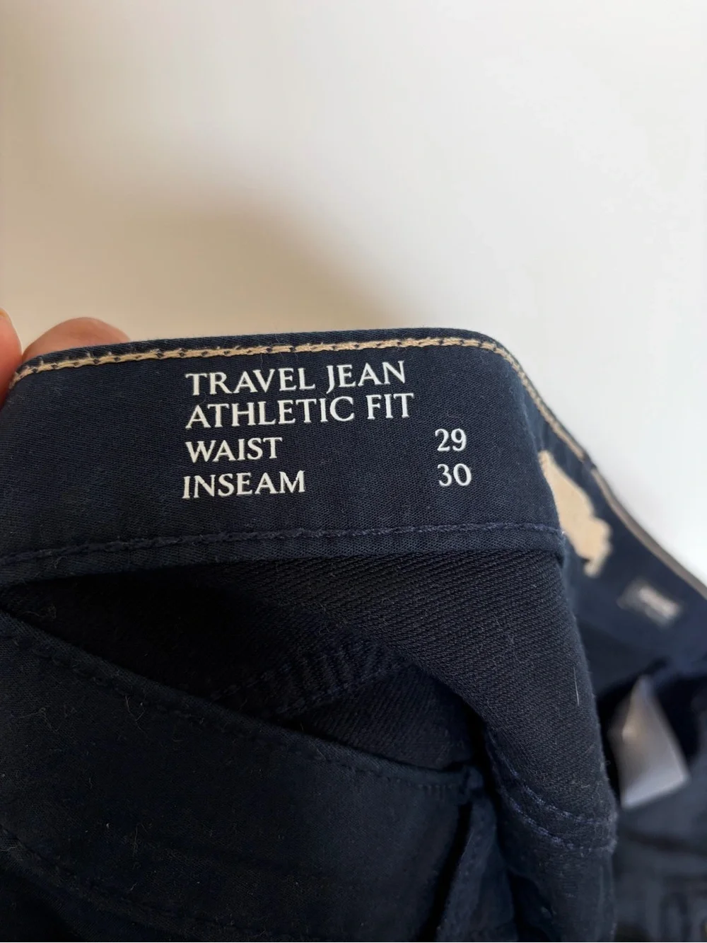 Banana Republic Men's Athletic Fit Travel Jeans - Dark Navy (29x30)